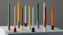 HAY Tube candleholder, S, blue