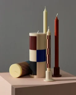 HAY Tube candleholder, S, off-white