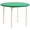 HAY Two-Colour table, 105 cm, ivory - green mint