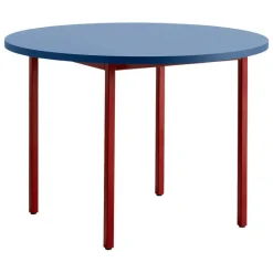 HAY Two-Colour table, 105 cm, maroon red - blue