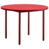 HAY Two-Colour table, 105 cm, maroon red - red