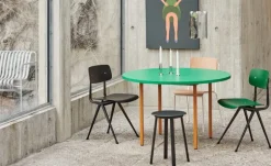 HAY Two-Colour table, 120 cm, ochre - green mint