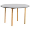 HAY Two-Colour table, 120 cm, ochre - light grey