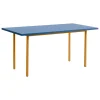HAY Two-Colour table, 160 x 82 cm, ochre - blue