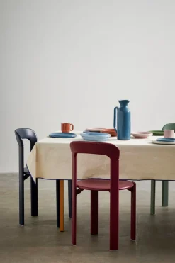 HAY Two-Colour table, 160 x 82 cm, ochre - blue