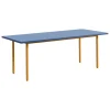 HAY Two-Colour table, 200 x 90 cm, ochre - blue