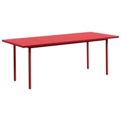 HAY Two-Colour table, 200 x 90 cm, maroon red - red