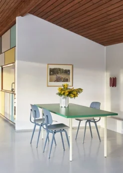 HAY Two-Colour table, 240 x 90 cm, ivory - green mint