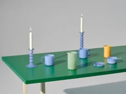 HAY Two-Colour table, 240 x 90 cm, ivory - green mint