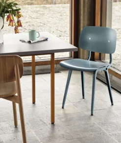 HAY Two-Colour table, 240 x 90 cm, ochre - light grey