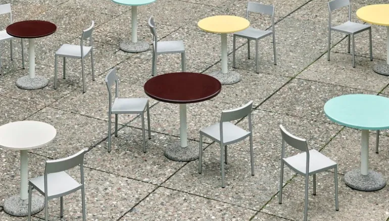 HAY Type chair, silver grey