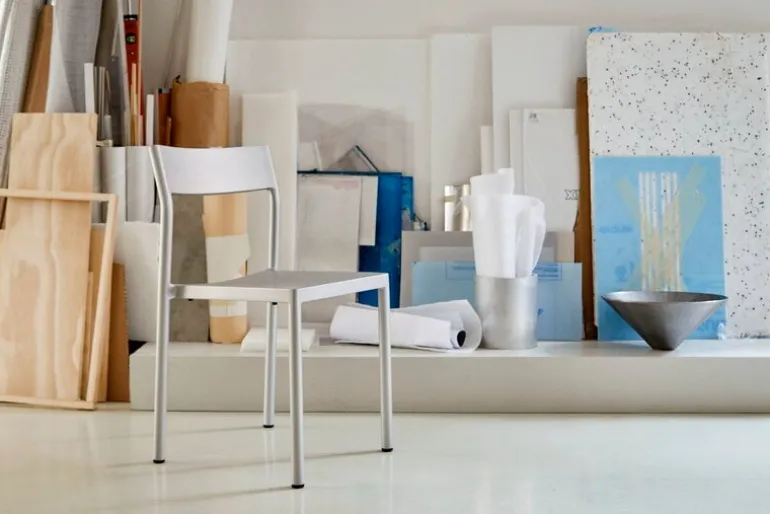 HAY Type chair, silver grey