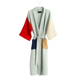 HAY Waffle bathrobe, one size, glacier multi