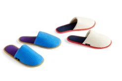 HAY Waffle slippers, one size, blue multi