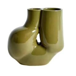HAY W&S Chubby vase, olive green