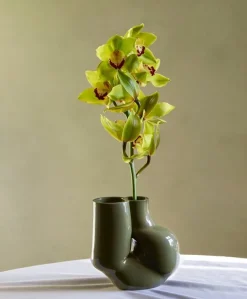 HAY W&S Chubby vase, olive green