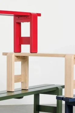 HAY Weekday bench, 111 x 23 cm, steel blue