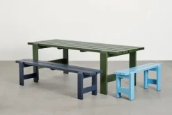HAY Weekday bench, 111 x 23 cm, azure blue