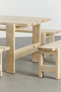 HAY Weekday bench, 140 x 23 cm, lacquered pinewood