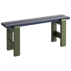 HAY Weekday Duo bench, 111 x 23 cm, steel blue - olive