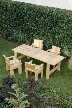 HAY Weekday table, 230 x 83 cm, lacquered pinewood