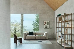 HAY Woody 2.0 shelf, high, soaped oak - almond white steel