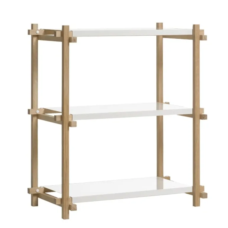 HAY Woody Column shelf, low, white