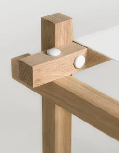 HAY Woody Column shelf, low, white