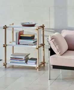 HAY Woody Column shelf, low, white