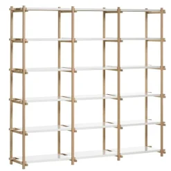 HAY Woody shelf, high, white