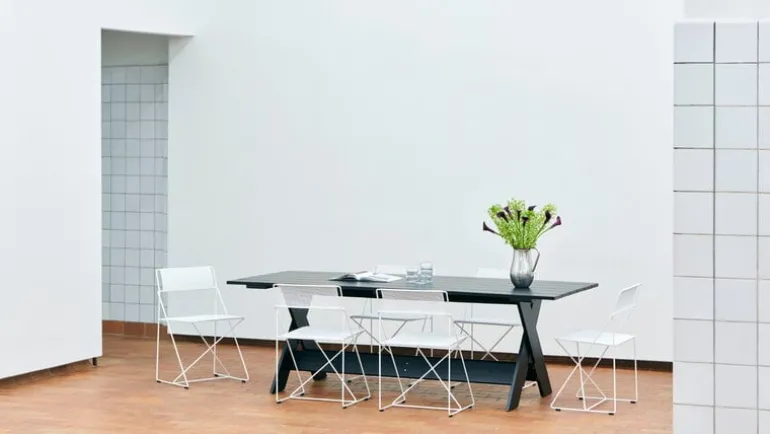 HAY X-Line chair, chalk white