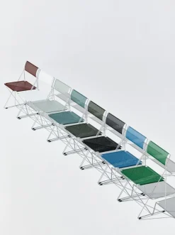 HAY X-Line chair, hot galvanized - leek green