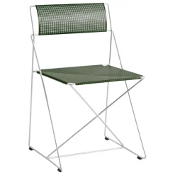 HAY X-Line chair, hot galvanized - autumn green