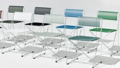 HAY X-Line chair, hot galvanized - autumn green