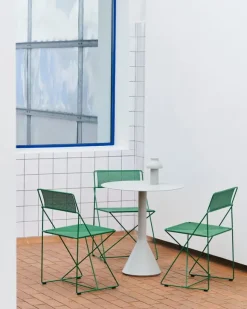 HAY X-Line chair, leek green