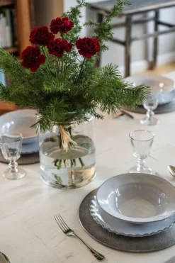 Heirol Smooth pasta plate, 25 cm, stone