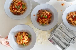 Heirol Smooth pasta plate, 25 cm, stone