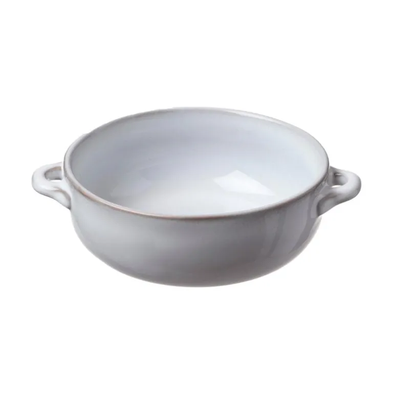 Heirol Svelte bowl with handles, 12 cm, stone