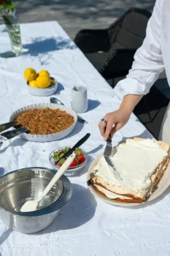 Heirol Svelte bowl with handles, 12 cm, stone