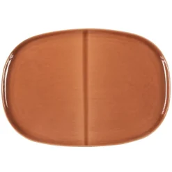 Heirol Svelte plate, 30 cm, terracotta