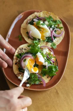 Heirol Svelte plate, 30 cm, terracotta