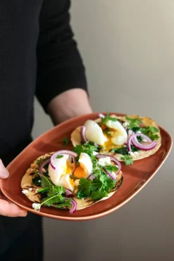 Heirol Svelte plate, 30 cm, terracotta