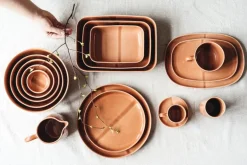 Heirol Svelte plate, 22 cm, terracotta