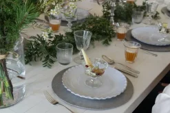 Heirol Twist plate, 28 cm, stone