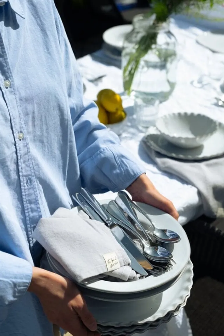 Heirol Twist plate, 28 cm, stone