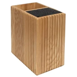 Heirol Woody knife block/utensil holder, ash
