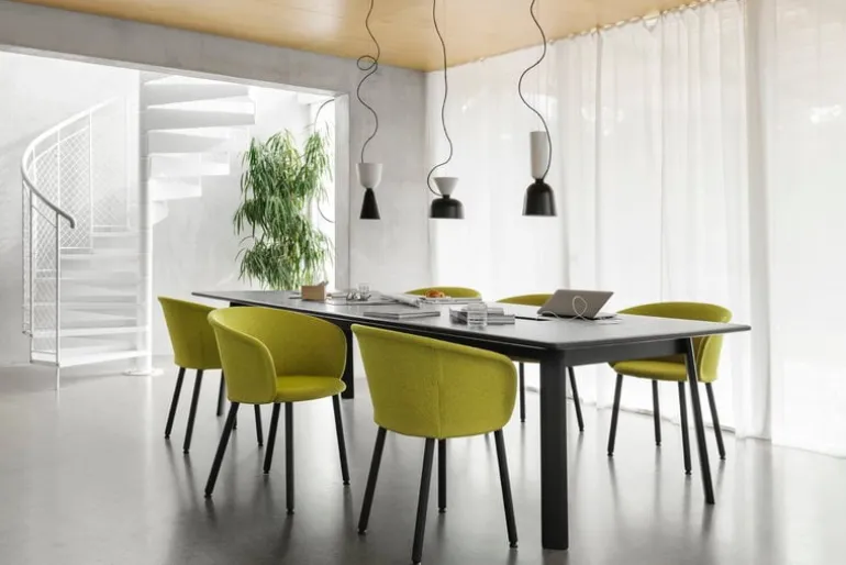 Hem Alle conference table, 250 x 120 cm, black