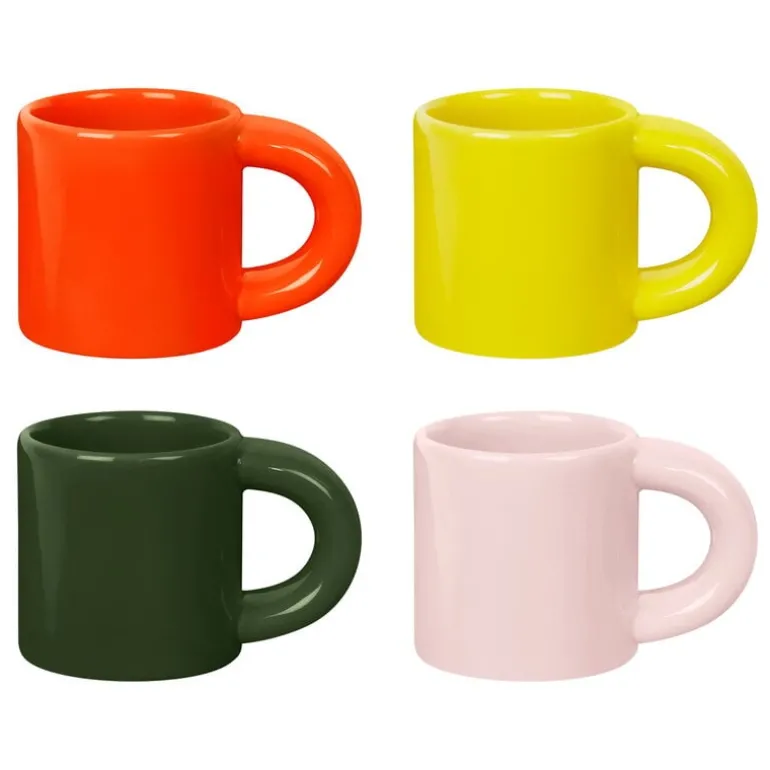 Hem Bronto espresso cup, 4 pcs, multi