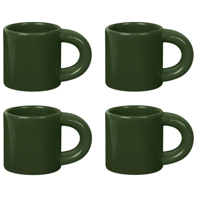 Hem Bronto espresso cup, 4 pcs, green