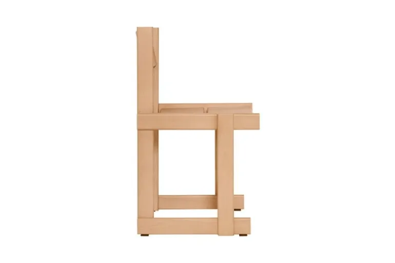 Hem Bullnose chair, natural beech